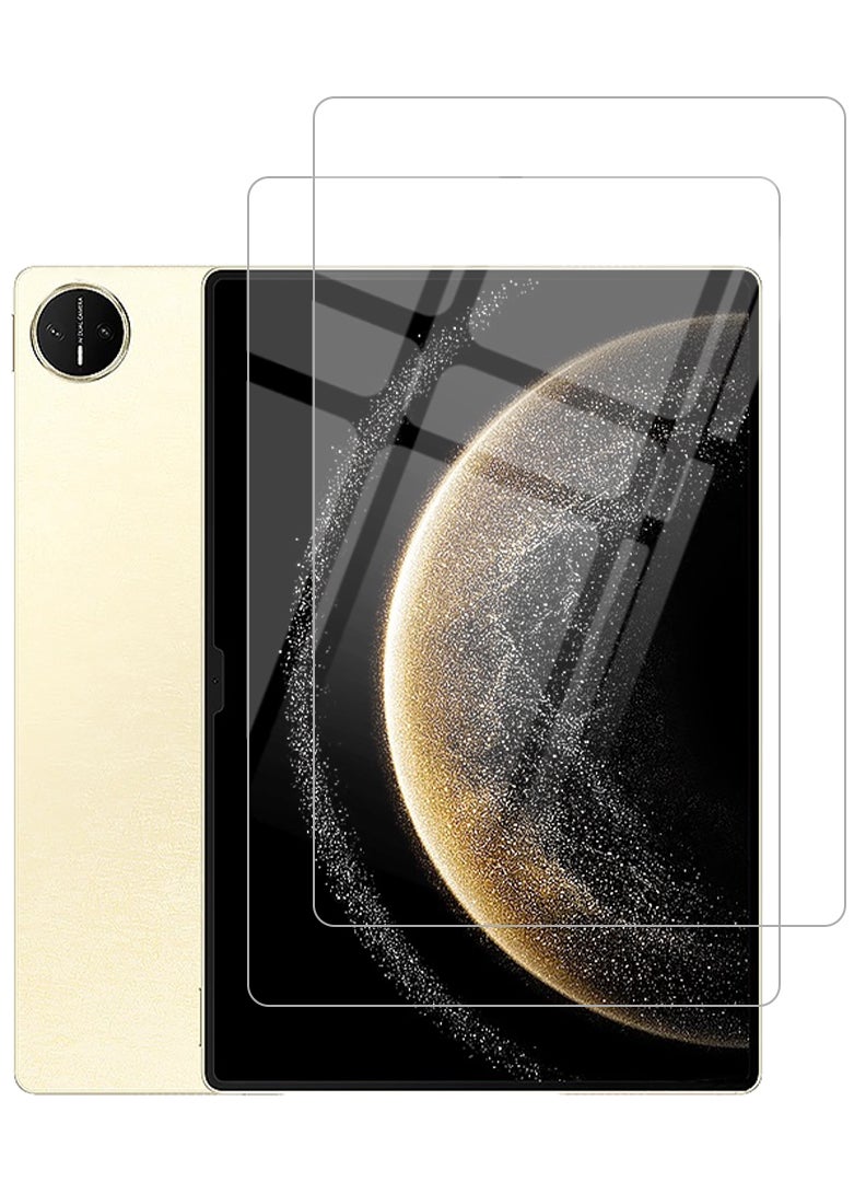 Theodor 2 Pack Screen Protector for Huawei MatePad Pro 2024 9H Hardness Tempered Glass, Bubble Free Easy Installation, Full Coverage And Anti Scratch Case Friendly- Clear - Image 1